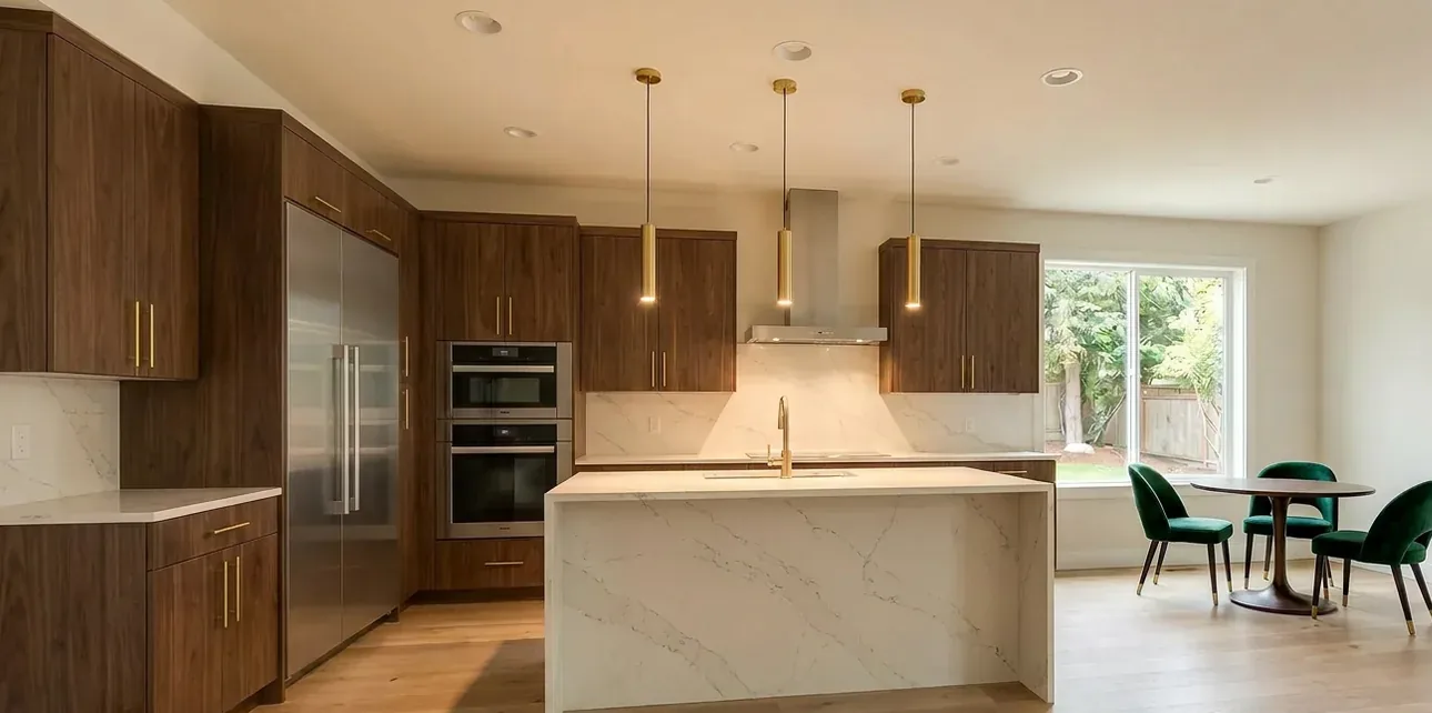 The same room, a lighter scheme — after virtual staging