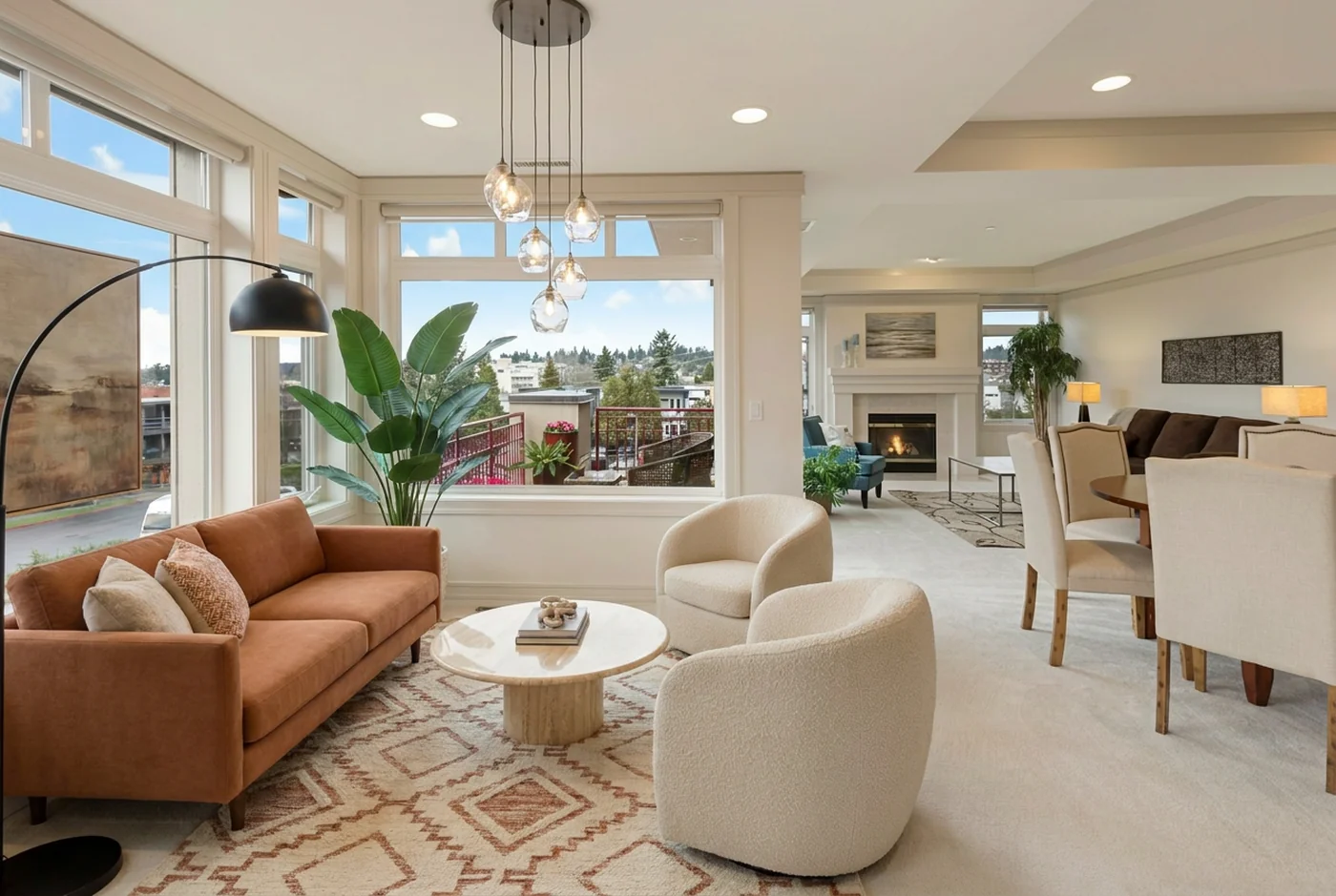 A furnished room, restyled — after room refresh